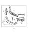 MR954226 by CHRYSLER - SUPPORT. Headlamp. Diagram 1