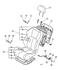 MR347149 by CHRYSLER - FRAME. Front Seat Cushion. Diagram 27