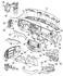 55056146AA by CHRYSLER - REINFORCEMENT. Instrument Panel. Diagram 4