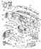 55056146AA by CHRYSLER - REINFORCEMENT. Instrument Panel. Diagram 4