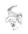 56043137AA by CHRYSLER - HORN AND BRACKET. Dual. Diagram 1