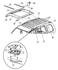 55156586AC by CHRYSLER - CROSS RAIL, SIDE RAIL. Rear. Roof Basket, Roof Rack. Right. Diagram 11