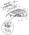 55156586AC by CHRYSLER - CROSS RAIL, SIDE RAIL. Rear. Roof Basket, Roof Rack. Right. Diagram 11