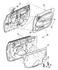 1GB82XDVAA by CHRYSLER - PANEL. Right. Door Trim Front. Diagram 6