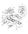 MR641734 by CHRYSLER - COVER. Floor Console, Floor Console Side. Diagram 17