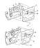 5HS031J3AN by CHRYSLER - Door Interior Trim Panel - Rear, Driver Side, fits 2004-2009 Dodge Durango