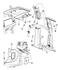 5HM92BD5AE by CHRYSLER - PANEL. Right. Cowl Side Trim. Diagram 5