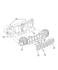 55054998AB by CHRYSLER - REINFORCEMENT. Grille Opening. Diagram 1
