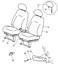 1BL051DVAA by CHRYSLER - COVER. Left. Front Seat Cushion. Diagram 4