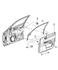 1AF551D1AB by CHRYSLER - PANEL. Left. Front Door Trim. Diagram 1