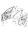 1AF551D1AB by CHRYSLER - PANEL. Left. Front Door Trim. Diagram 1