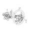 5JZ04ZJ8AC by CHRYSLER - WHEEL. Steering. Diagram 2