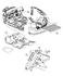 1BS63BD5AE by CHRYSLER - SUPPORT. Footrest. Diagram 2