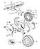 52009938AA by CHRYSLER - DRUM. Brake. Diagram 11