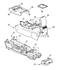 1AU911D1AA by CHRYSLER - CUPHOLDER. Console Mounted. Diagram 10