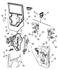 55395857AB by CHRYSLER - CHANNEL. Left. REAR DOOR GLASS LOWER FRONT. Diagram 4