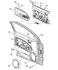 1FJ941KAAC by CHRYSLER - PANEL. Right. Door Trim Front, Front Door Trim. Diagram 1