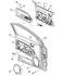 1AA22DKAAB by CHRYSLER - BOLSTER. Right. Front Door. Diagram 2