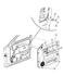 5JD442J3AD by CHRYSLER - HANDLE. Right. Inside Release. Diagram -9