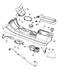 1GM582D1AB by CHRYSLER - CONSOLE. Floor. Front. Diagram 2