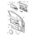 1AA181DVAB by CHRYSLER - BOLSTER. Right. Front Door. Diagram 2