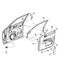 1LE881J1AB by CHRYSLER - PANEL. Right. Front Door Trim. Diagram 1