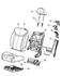 1HL721DBAA by CHRYSLER - COVER. Front Seat Cushion. Diagram 12