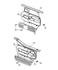 5KV55ZJ8AE by CHRYSLER - PANEL. Left. Front Door Trim. Diagram 9