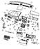 1NZ071T1AA by CHRYSLER - GLOVE BOX. Instrument Panel. Diagram 13