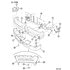 55076691 by CHRYSLER - REINFORCEMENT, Front Bumper, SUPPORT, Left. 1991-93, Left. Diagram