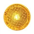 33519 by UNITED PACIFIC - Clearance/Marker Light - Incandescent, Amber Lens, 2.5" Crystal Reflector, Flat Style