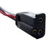 34204 by UNITED PACIFIC - Wiring Harness - 3-Wire Female Adaptor, with Female Bullet Plug