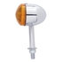30095 by UNITED PACIFIC - Halogen Honda Light - Bullet Style, Single Contact Bulb, Amber Lens, 3 in. Mounting Arm