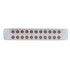 39695 by UNITED PACIFIC - Brake/Tail/Turn Signal Light - Dual, 11 LED, Bars with Bezel, Red LED/Red Lens