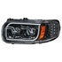 31146 by UNITED PACIFIC - Headlight Assembly - LH, LED, Chrome Housing, High/Low Beam, with LED Signal Light, Position Light and Side Marker