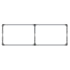 080-HP11-CR by SAVE-A-LOAD - ASSEMBLED 24" x 75" HOOP 3 CROSSMEMBERS-Mill Aluminum