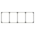 Save-A-Load 080-HP11-DR-10 Cargo Box Accessory ASSEMBLED 24" x 75" HOOP 5 CROSSMEMBERS, 10 PACK-Mill Aluminum