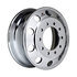 41644SP by ACCURIDE - Aluminum 22.5” x 8.25” Wheel - 10 Hand Holes - Standard Polish