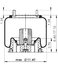 AS9441 by CONTITECH - AIR SPRING 64379/8337