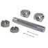 21140-024 by HENDRICKSON - Suspension Equalizer Beam End Bushing - Rubber End Bushing and Adapter Kit, One Wheel End