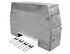 bp825524 by BUYERS PRODUCTS - 55x24x82 Inch Offset Floor Diamond Tread Aluminum Backpack Truck Box - 9.1 Inch Offset