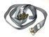 48253-14 by ANCRA - Ratchet Tie Down Strap - 2 in. x 192 in., Gray, Polyester, with Wire Hook & Spring E Fitting