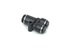 87638 by TECTRAN - Push-On Hose Fitting - 1/4 in. Tube A, 3/8 in. Tube B, Y-Union, Composite