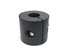 13632 by US TARP - Rubber Tarp - Centering Flange, One-Piece Arm, 3", Black