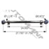 Automann TMR507 Axle Torque Rod Axle Torque Rod, Rebushable Torque Rod, 29.75-inch Fixed Length for Western Star Trucks