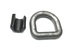 B48PKGD by BUYERS PRODUCTS - Tie Down D-Ring - Forged with Bracket