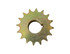 1410702 by BUYERS PRODUCTS - Replacement 1 Inch 16-Tooth Yellow Zinc Gearbox Sprocket with Set Screws for #40 Chain