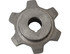 3008300 by BUYERS PRODUCTS - Chainwheel Sprocket - 6-Tooth, For 9 ft to10 ft. Chain