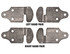 b2585bz by BUYERS PRODUCTS - Truck Bed Stake Pocket - Zinc Straight Stake Rack Connector Set