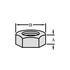 Caterpillar 3H3680 Nut NUT